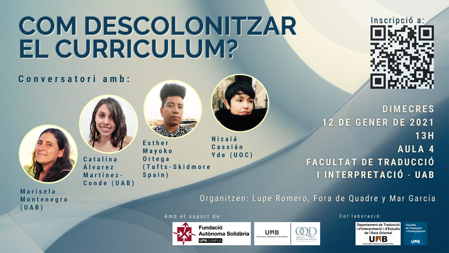 You are currently viewing La UAB en la mesa redonda “Cómo decolonizar el curriculum”